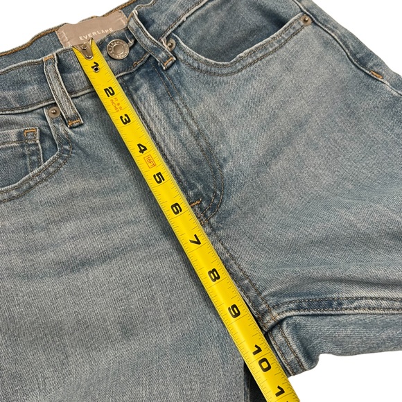 Everlane Kick Crop Jeans Raw Hem Size 24 - Picture 3 of 6